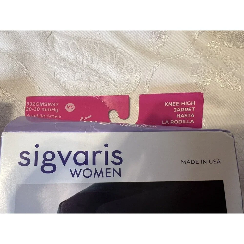 Sigvaris 20-30 MMHG Compression Knee High 832C Microfiber Womens